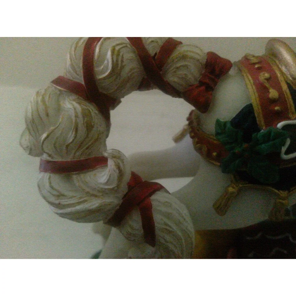 Heritage House Resin Musical Rocking Horse Plays White Christmas